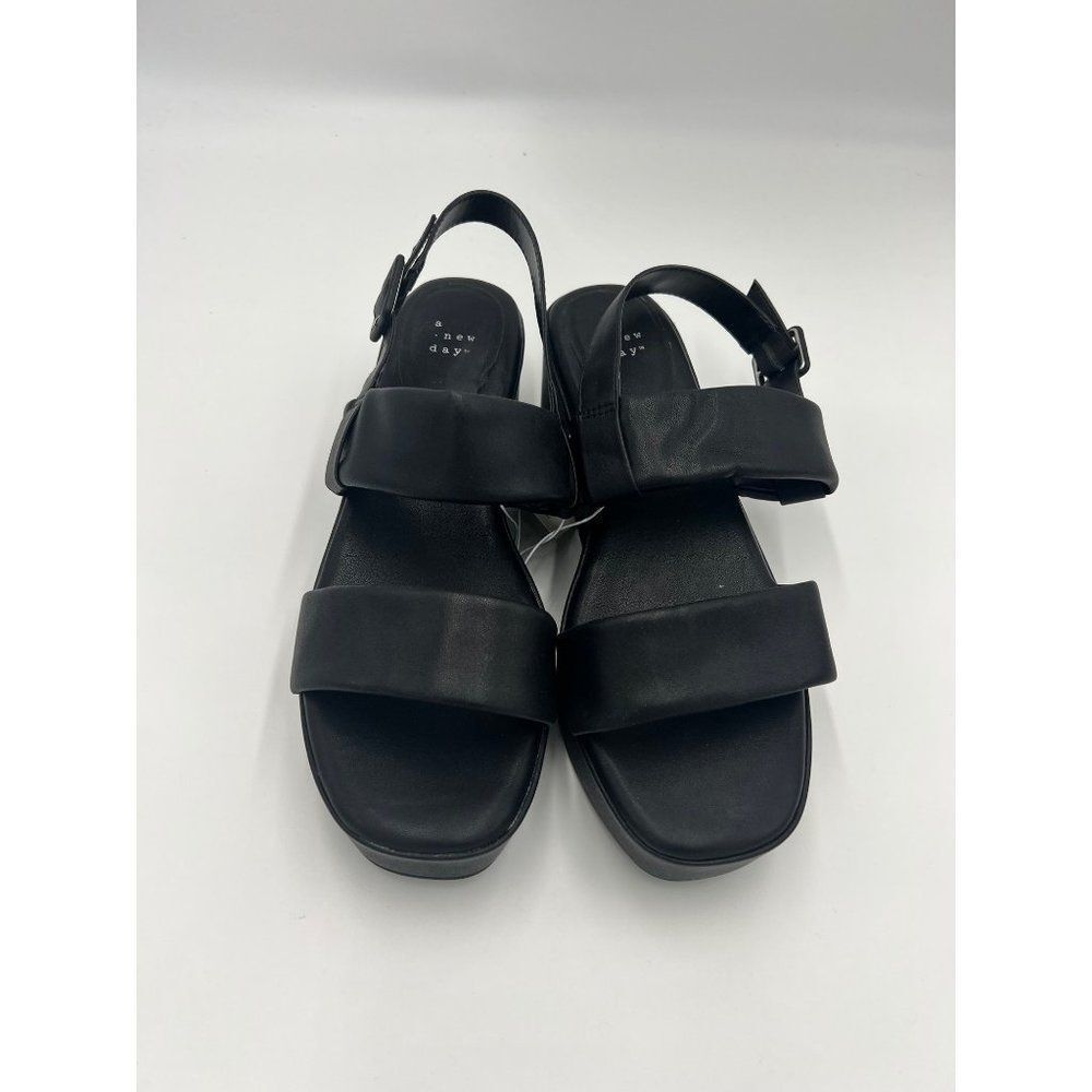 Brand New A New Day Women's Esperanza Wedge‎ Heel Color Black Size 11W